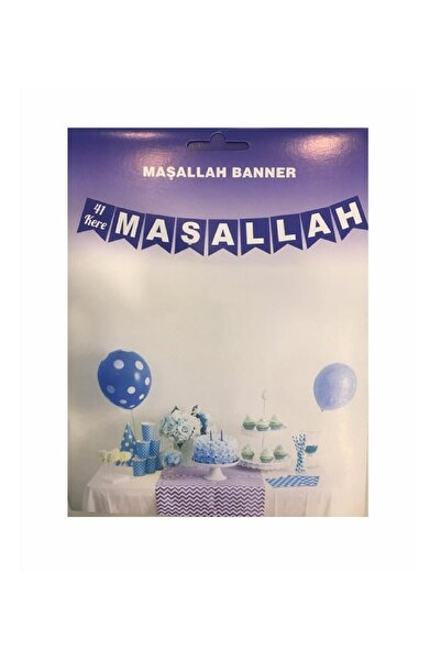 TATLI GÜNLER MAŞALLAH YAZILI HARF BANNER