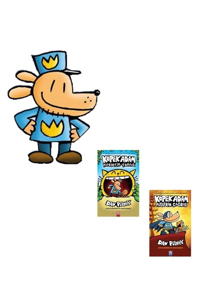 Altın Kitaplar Köpek Adam 5-6 Set ( Pirelerin Tanrısı # Patilerin Çağrısı) Da...