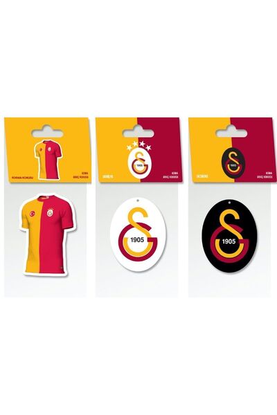 Galatasaray Resmi Lisansli Oto Kokusu 3'lü Okyanus Bahar Ve Jasmine Kokusu - Gs 3'lü