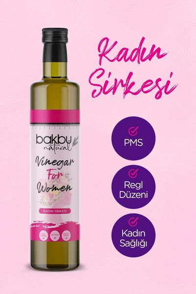 bakbu natural Kadın sirkesi (Hayıt tohumu-Aslan pençesi -Civan perçemi ) Kadınsirkesi 500 ML