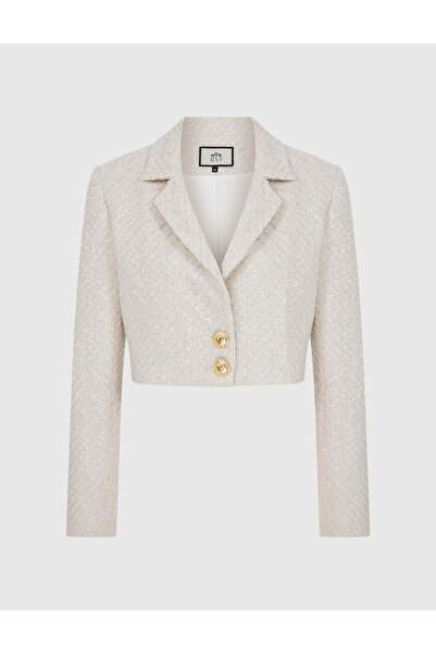 İLVİ Aspendos Kadın Ekru Ceket
