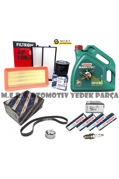 M.E.R.T. OTOMOTİV-YEDEK PARÇA Hyundai Getz 1.3 Komple Bakım Seti Filtre Triger Buji Yağ