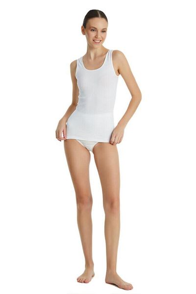 Blackspade 1950 Atletă pentru femei cu curea groasă din Lycra albă