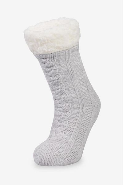 Bolero Women's Fleece Knitwear Home Socks Gray