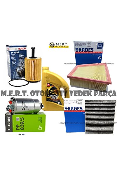 M.E.R.T. OTOMOTİV-YEDEK PARÇA Seat Cordoba 1.4 Tdı Amf Filtre Bakım Seti + Motor Yağı