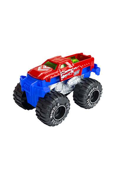 MEGA Express Wheels Monster Truck Araba Kırmızı