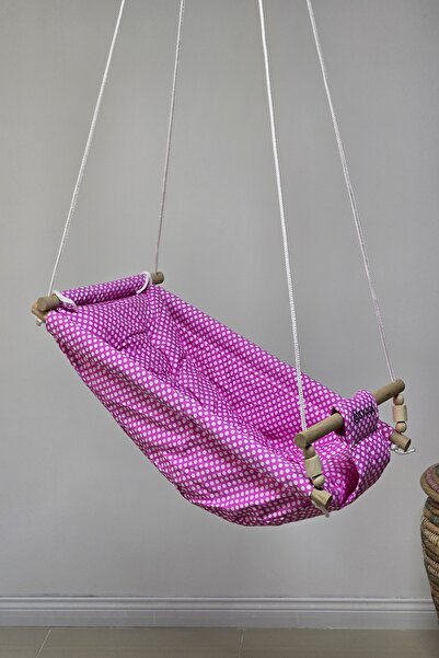 Svava Rüya Ahşap Bebek Hamak Ev Tipi Tavan Salıncak