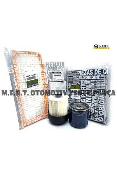 M.E.R.T. OTOMOTİV-YEDEK PARÇA Dacia Duster 1.5 Dci Filtre Bakım Seti (2013-20...