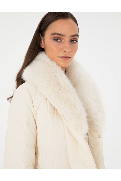 Pierre Cardin Ecru Coat 50290313 -Vr019