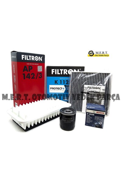 M.E.R.T. OTOMOTİV-YEDEK PARÇA Toyota Corolla 1.6 Benzinli Filtre Bakım Seti (...