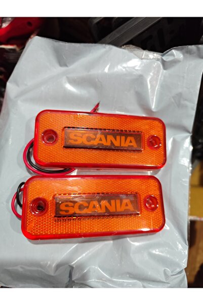 Akyol Scania Logolu Yan Unıversal Led Lamba Turuncu 2 Adet