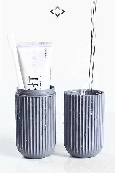 LİGROUND Gray Travel Accessory Carrying and Storage Container