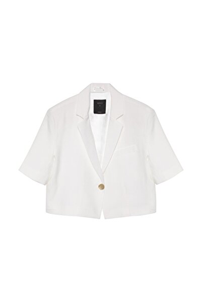 Quzu Crop Blazer Jacket
