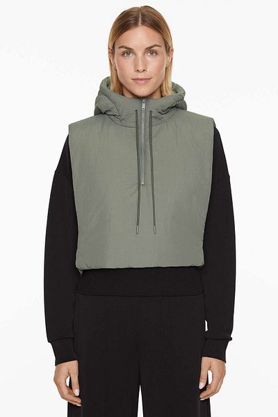 Oysho Hooded Padded Vest