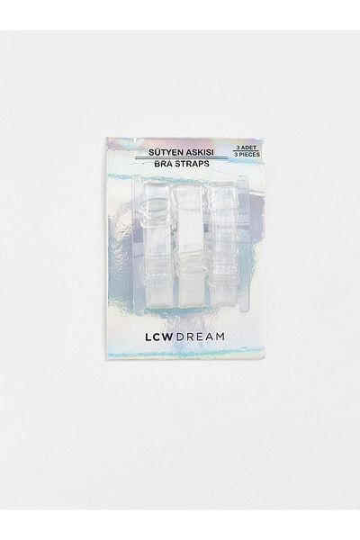 LC Waikiki LCW DREAM Διαφανές λουράκι σουτιέν 3 Συσκευασία