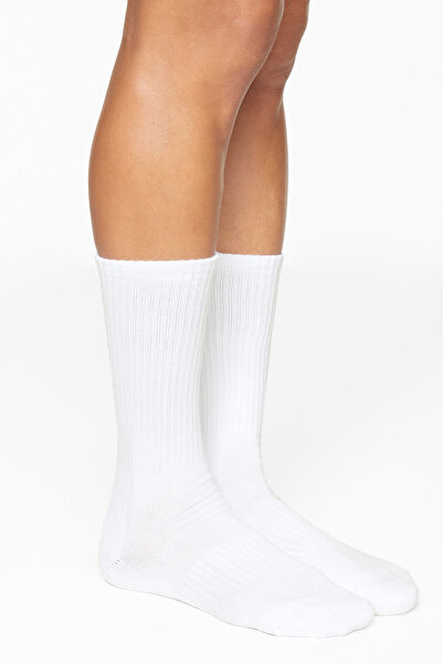 Oysho 3 Pairs of Cotton Blended Classic Sports Socks
