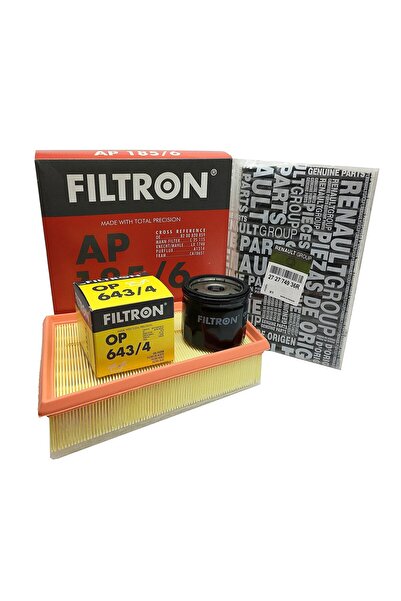 M.E.R.T. OTOMOTİV-YEDEK PARÇA Renault Fluence 1.6 16V Filtre Bakım Seti Hava-...