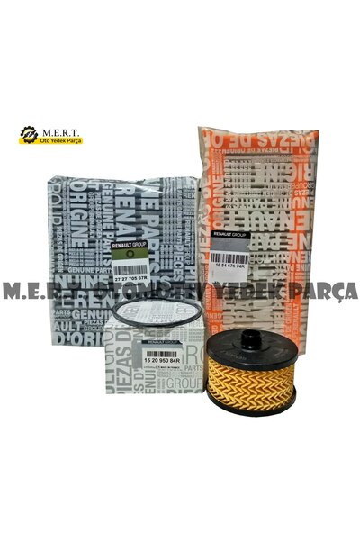 M.E.R.T. OTOMOTİV-YEDEK PARÇA Dacia Duster 1.3 Tce Filtre Bakım Seti (2019-2020)