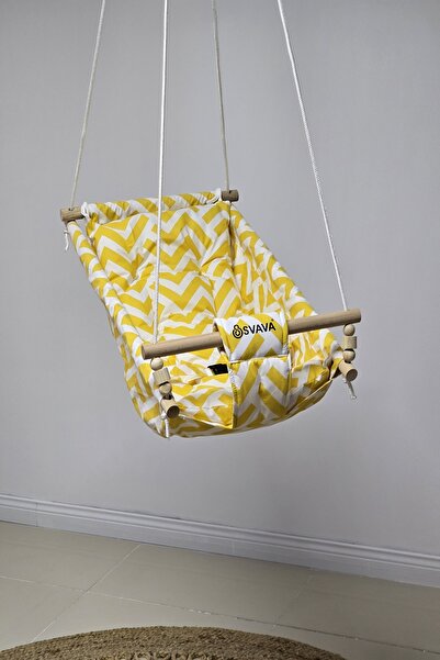 Svava Rüya Ahşap Bebek Hamak Ev Tipi Tavan Salıncak