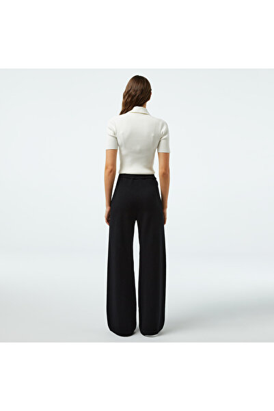 Lacoste Kadın Relaxed Fit Siyah Pantolon