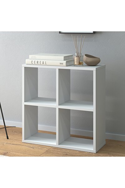 Monte Sehpa Cube Kitaplık Beyaz