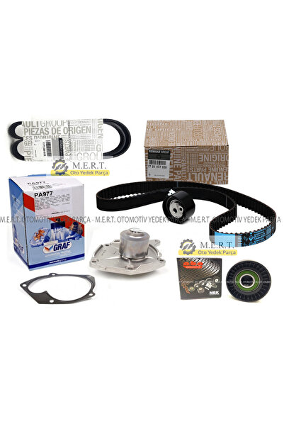 M.E.R.T. OTOMOTİV-YEDEK PARÇA Dacia Duster 1.5 Dci Euro 4 Triger Seti + Devirdaim + V Kayışı