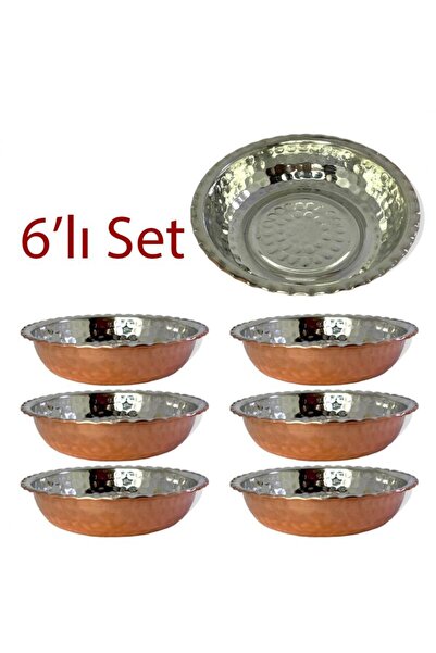 EFEMİR Çirtikli Bakır Çerezlik 6 Adet