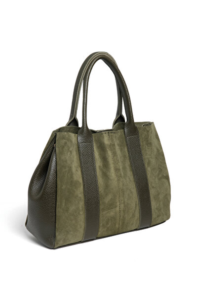 çkn sedat çakan çanta & fular & aksesuar حقيبة كتف نسائية من جلد الغزال الأصلي