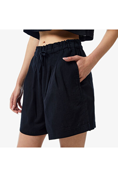 Nautica Kadın Siyah Relaxed Fit Şort