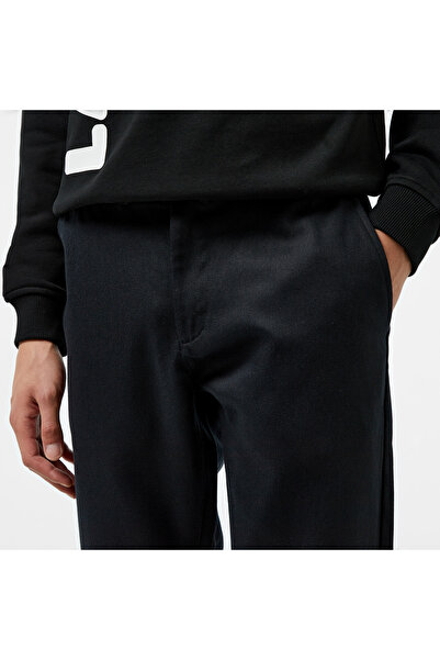 Lacoste Straight Fit Chino Erkek Siyah Pantolon