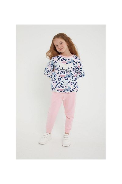 ROLY POLY 2958 Model Girl's Cream Waiter Tracksuit Set