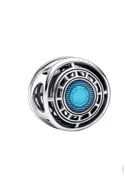 Lines Bijuteri Marvel The Avengers Iron Man Arc Reactor 925 Ayar Gümüş Charm