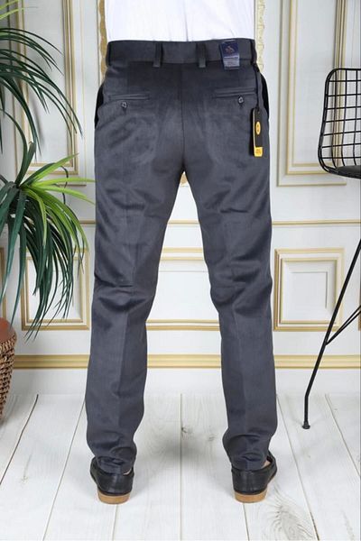 phantom jns by sekman Flexible and Thick Wick Smoked Fleece Velvet Jeans - Side Pocket and Lined
