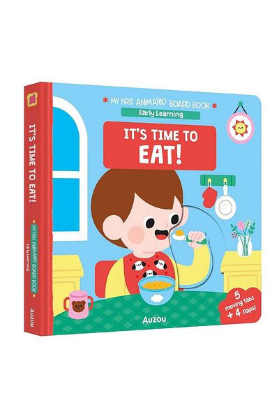 Auzou Books Hayir Proof First Anime Penciled Book - It's Time to Eat