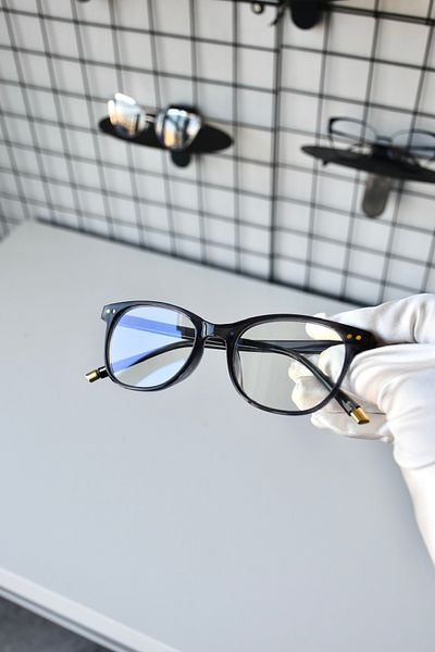 LOOKUP Blue Light Protection Screen Glasses Optical Compatible Can Change Glasses Wiping Cloth and Case Gift