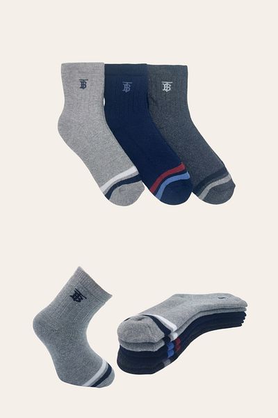 Ollero 3 чифта детски дебели хавлиени чорапи зимни