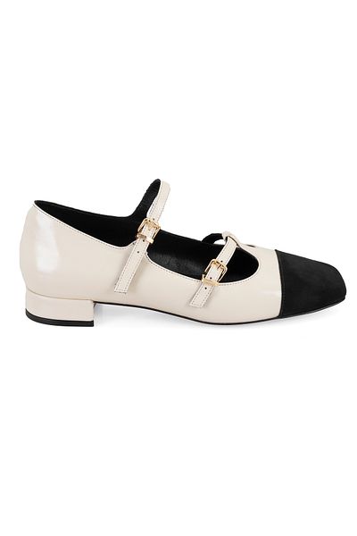 Desa Pantofi de damă Mary Jane bej Babbet Cat Casperi