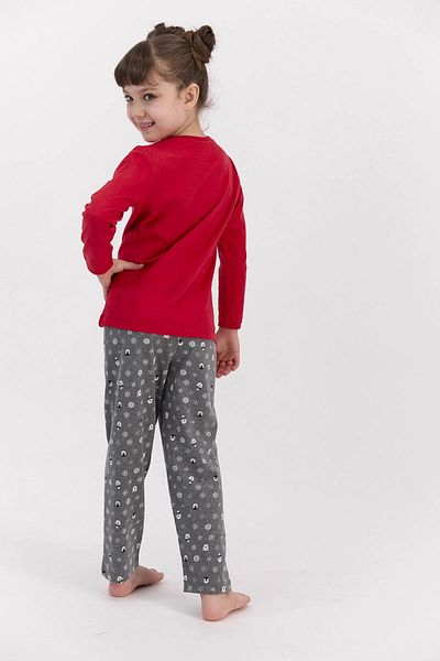 ROLY POLY 2586 Model Red Girl Waiter Pajama Set