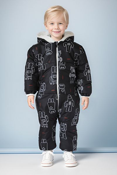 ekozmonot bebek tulumları Astronaut Jumpsuit for Baby and Children - Water and Windproof