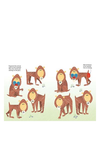 Usborne Fingerprint activities zoo