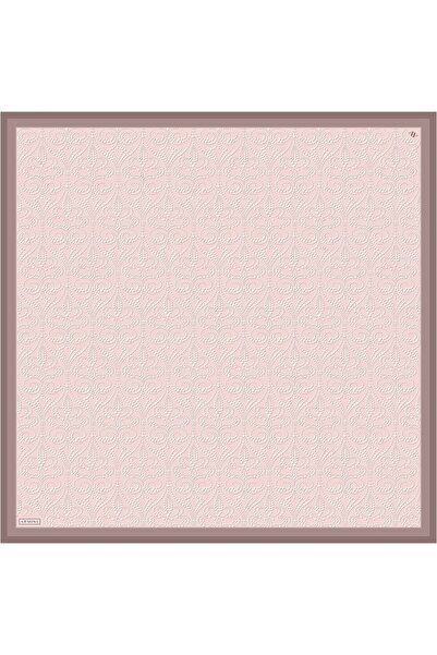 Armine Tivil Ipek Eşarp 9246-04 Pembe Karışık Desen