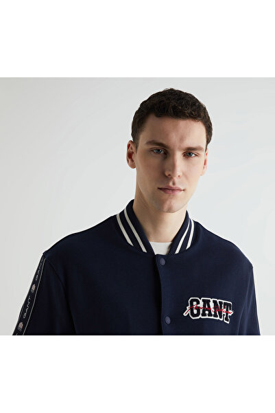 Gant Erkek Lacivert Hakim Yaka Logolu Ceket