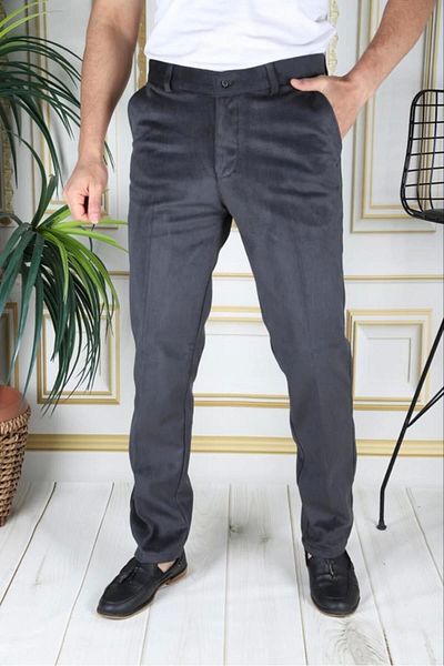 phantom jns by sekman Flexible and Thick Wick Smoked Fleece Velvet Jeans - Side Pocket and Lined