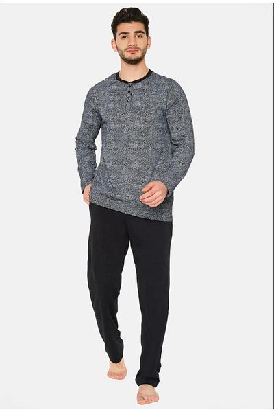 Arnetta Black Color Men's Pajama Set