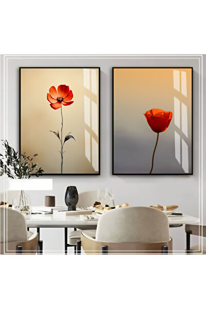 Harikabirev ХАРИКАБИРЕВ | КОМБИНАЦИЯ С ЧЕРВЕНИ ЦВЕТЯ НОВО 001 | РАМКА ЗА СТЪК...