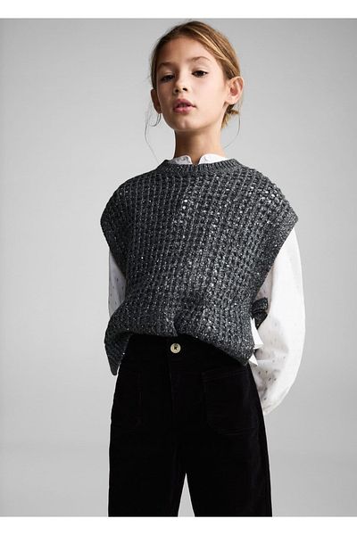 MANGO Kids Corduroy Trousers with Pockets