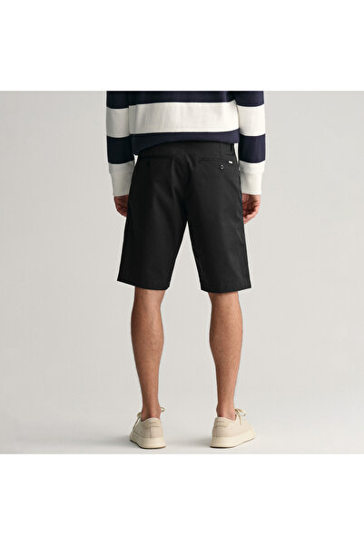 Gant Erkek Siyah Relaxed Fit Chino Şort