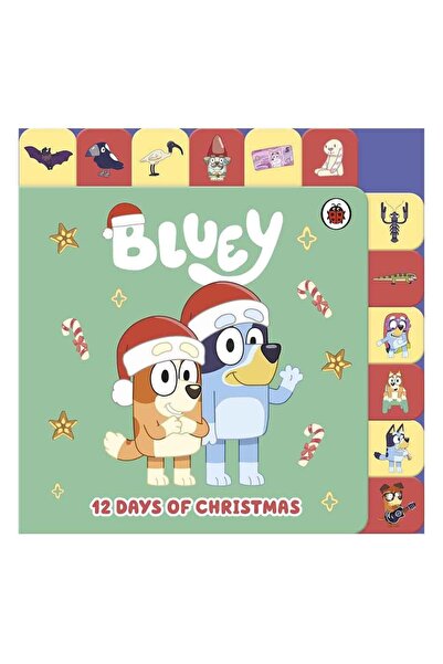 Penguin Books Bluey - 12 дни на Коледа, книга с разделители