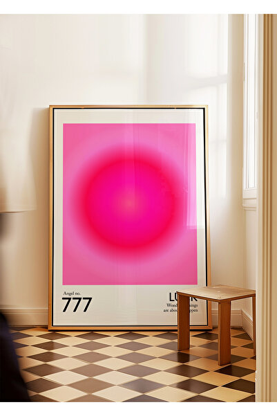 ARTHOUSECOLLECTIVE Плакат Аура - Късмет - 777 - Безрамков плакат с размер за ...