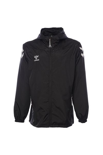 hummel Ανδρικό μαύρο αδιάβροχο Hmloregon Raincoat - 940364-2001